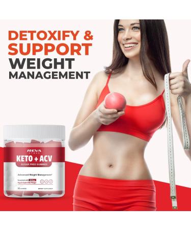 Reva Xtend Keto Apple Cider Vinegar Gummies - Gluten Free Non-GMO (30-Day Supply) | Promotes Wellness & Energy - Buy Online on GoSupps.com