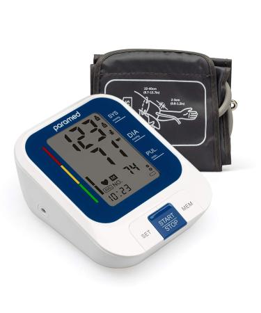 Paramed Blood Pressure Monitor - Automatic Upper Arm Bp Machine with Cuff 8.7