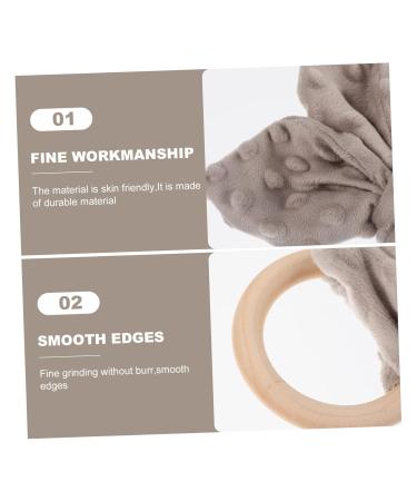 Vaguelly Portable Cuddly Towel & Bite Ring Set - Comfortable Safe and Practical for All Ages | International Shipping - Buy Online on GoSupps.com