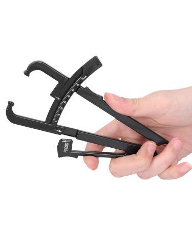 Body Fat Measuring Slide Caliper - Unisex Black Plastic Body Fat Tester for Accurate Measurements - Buy Online on GoSupps.com