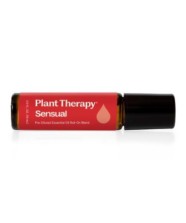 Plant Therapy Sensual Essential Oil Blend for Couples Massage Desire 100% Pure Pre-Diluted Roll-On Natural Aromatherapy Therapeutic Grade 10 mL (1/3 oz)