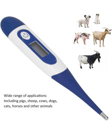 PenRux Digital Pet Thermometer LCD Veterinary Thermometer Dog Thermometer Fast and Accurate Measurements in 20 Second for Cats Dogs Horse Pigs Cow Sheep and Other Animals - Buy Online on GoSupps.com