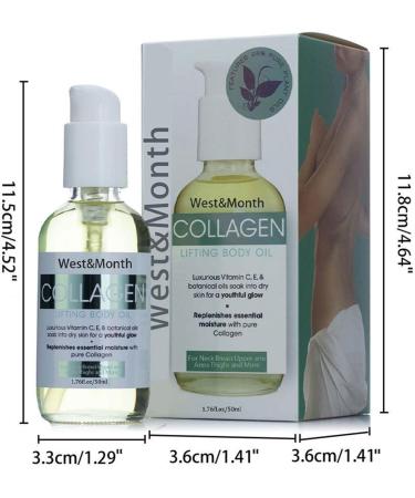 PW Tools Collagen Oil 50ml | Moisturizing Body Oil for Neck Stomach Arms & Legs | Absorbs Easily & Lifts Skin - Buy Online on GoSupps.com
