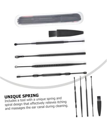 Beatifufu 1Set Double Head Rotating Ear Scoop Ear Cleaning Tools Kit with Ergonomic Design for Ear Wax Removal and Massage - Buy Online on GoSupps.com