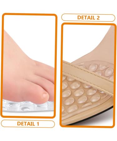 FRCOLOR High Heels Forefoot Pads - 24 Pairs Metatarsal Cushions for Foot Protection | Non-Skid Insole Pads for Comfort - Buy Online on GoSupps.com