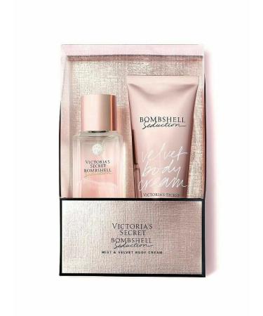 Victoria's Secret Gift Set Bombshell Seduction 2 Piece Mist & Velvet Body Cream - Buy Online on GoSupps.com
