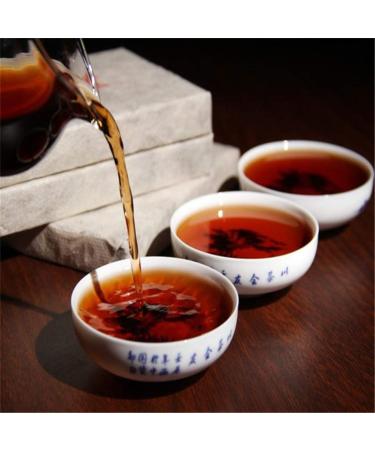 HELLOYOUNG 200g Th Puerh Ban Zhang biologique chinois m r et vieilli en brique fabrication traditionnelle aliment vert Plein de charme persistant sans additifs - Buy Online on GoSupps.com