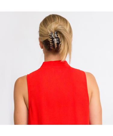 Revlon Strong Hold Hair Claw Clips Brown/Black 2 Count - Pack of 1 - Buy Online on GoSupps.com