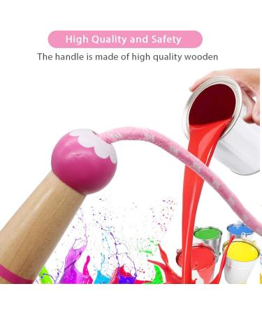 Kids 7ft Adjustable Cotton Skipping Rope with Wooden Handle - Pink - Buy Online on GoSupps.com