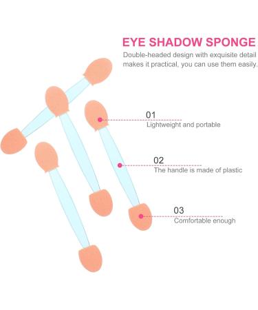 Healeved 200 Pcs Double Ended Eyeshadow Brush Cosmetic Tool Sponge Brush Sponge Eyeshadow Stick Double-sides Eye Brush Tipped Oval Makeup Tool Latex Sponge Eyeshadow Makeup Tool 6.5x1.3cmx2pcs Bluex2pcs - Buy Online on GoSupps.com