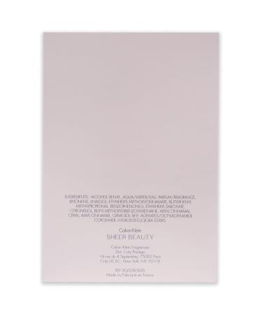 Calvin Klein Sheer Beauty Eau De Toilette Spray for Women 3.4 Ounce - Buy Online on GoSupps.com