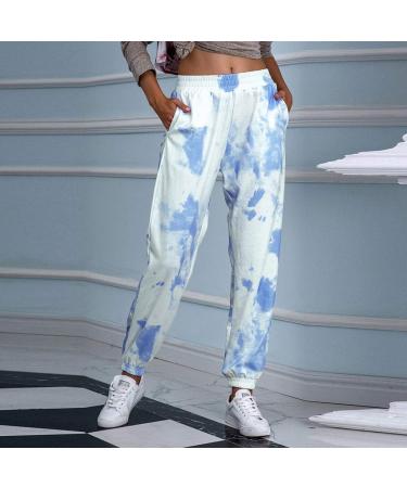 KAQI Tie Dye Jogger Girls 2020 Winter Sweatpants | Comfy Cotton Trousers with Pockets - Buy Online on GoSupps.com
