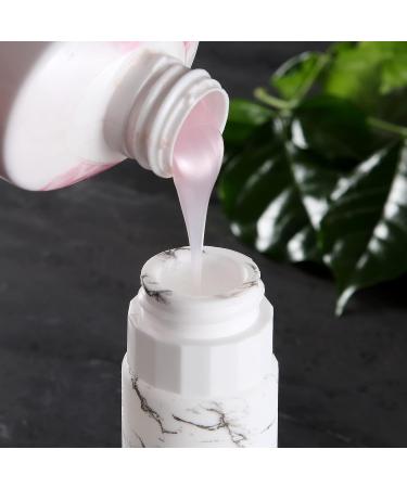Gemice Travel Bottles Set - TSA Approved, Leak Proof, Silicone 3oz Containers for Toiletries - 4 Pack (White) - Buy Online on GoSupps.com