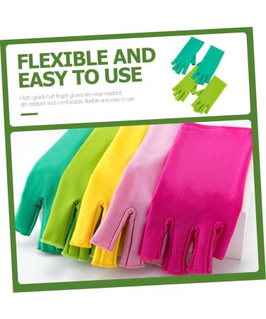 FOMIYES 6 Pairs Mitts Joint Relief Quilting Supplies Budget Category Stickers Fingerless Pressure Gloves Craft Gloves Quilting Glove Hand Sewing Supplies Sleeve Spandex Dedicated Work - Buy Online on GoSupps.com