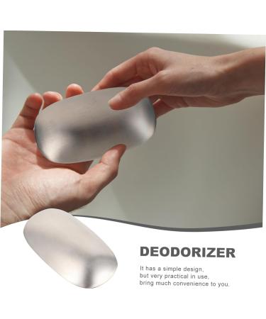 1pc Deodorant Soap Onion Absorber Soap Odor Absorber Soap Metal Garlic Soap Metal Soap Bar Fish Smell Remover Soap Metal Soap for Garlic Smell Tool Absorbent Square Stainless Steel - Buy Online on GoSupps.com