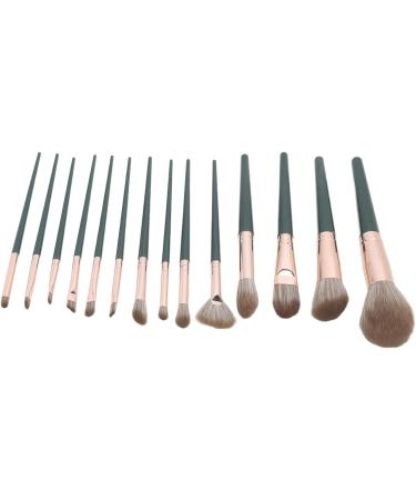 14 Piece Makeup Brush Set Soft & Durable Brushes for Blending Contouring Eyeshadow Synthetic Fiber Hair Metal Handle Easy to Clean Perfect Makeup Enthusiasts - Buy Online on GoSupps.com