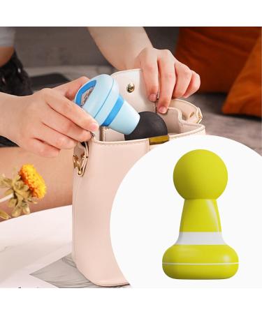Wireless Handheld Massage Back Roller - Deep Tissue Percussion Device for Fascia & Muscle Relief - Mite-Resistant Yellow Unit - Buy Online on GoSupps.com