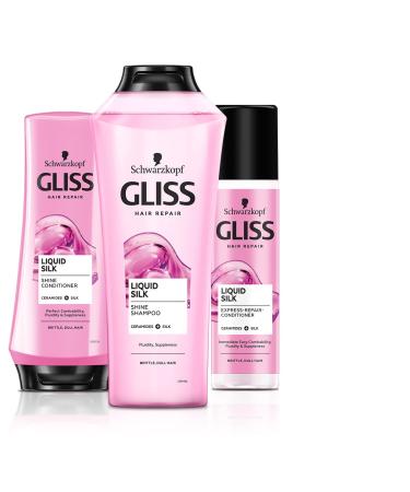 Gliss Kur Liquid Silk Repair Conditioner Spray 200ml/6.7 Fl. Oz - Instant Repair - Buy Online on GoSupps.com
