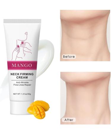 EXQST Mango Neck Firming Cream Mango Neck Firming Regenerating Cream Anti-aging firms sagging skin and reduces wrinkles - Buy Online on GoSupps.com