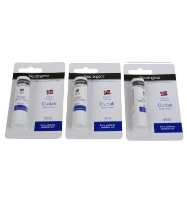 Neutrogena Lipcare Stick Norwegian Formula (pack of 3)