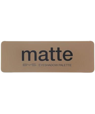 BYS 12 Shade Matte Eyeshadow Palette Tin Collection - Nude & Smoke | Double-Ended Applicator & Blender included - Buy Online on GoSupps.com