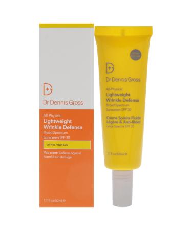 Dr Dennis Gross All Physical Lightweight Wrinkle Defense SPF 30 Sunscreen Unisex 1.7 oz