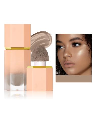 Liquid Contour Cream Contour Wand Stick Waterproof Lightweight Liquid Contour Stick Face Contour Makeup Cream Bronzer Long Lasting Smooth Liquid Bronzer for Face Natural-Looking (#102) #102 40 g (Pack of 1)