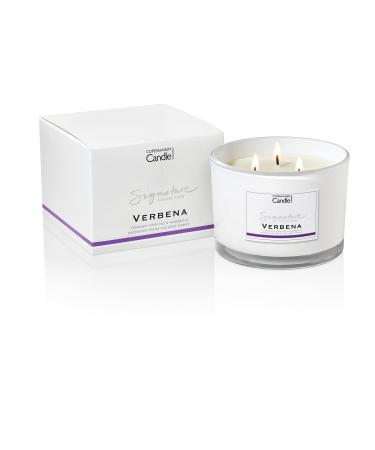 Luxury Scented Candles Gifts for Women | Natural Wax Blend | 35 Hours Burn time | Hotel Collection | The Copenhagen Company - Verbena (12oz) 12oz Verbena 12oz