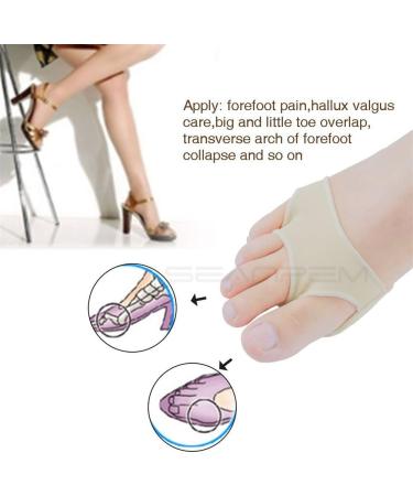 Medium Footed Anti-Slip Gel Pads for Pain Relief - Forefoot Cushion & Toe Spreader for Hallux Valgus Metatarsalgia Morton s Neuroma & Diabetic Foot Care - Buy Online on GoSupps.com