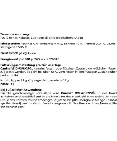 Canina Organic Coconut Oil 200g - Buy Online on GoSupps.com