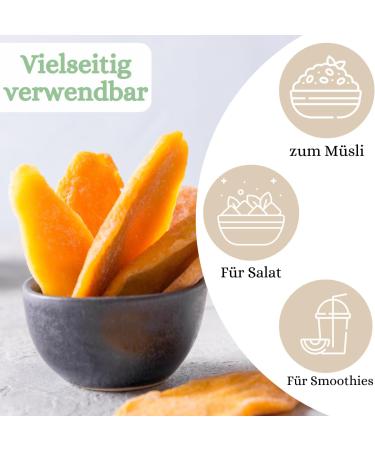  1001 Frucht 1001 Fruitt - Organic Dried Mango - 1 kg - Organic sun-dried mango Brooks from Burkina Faso - Buy Online on GoSupps.com