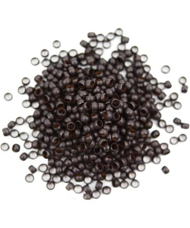 500pcs 2.5mm Copper Nano Rings Beads Hair Extension Nano Rings Beads (Dark Brown) 500pcs Dark brown - Buy Online on GoSupps.com
