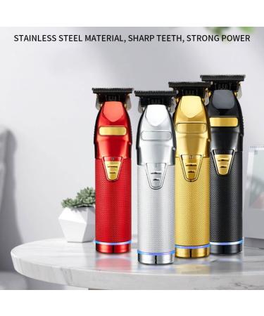 Hair Clippers USB Rechargeable Electric Beard Trimmer Barbers Hair Grooming Kit Black - Buy Online on GoSupps.com