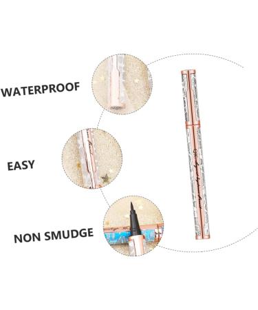Beavorty 2pcs No Smudge Eyeliner Black Waterproof Eyeliner Black Liquid Eyeliner Women Eyeliner Beauty Pen - Buy Online on GoSupps.com