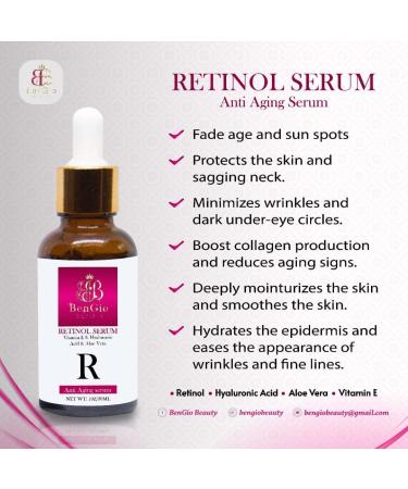 Buy Retinol Serum 2.5% with Hyaluronic Acid & Aloe Vera - Anti-Aging Skincare | Global Shipping - Buy Online on GoSupps.com