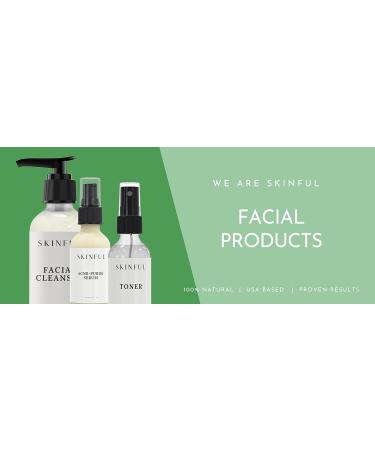 Skinful Face Serum for Acne Prone Skin - Effective Anti Acne & Blemish Control - 2oz | International Shipping Available - Buy Online on GoSupps.com