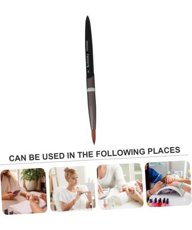 Beavorty 1pc Nail Pen flower drawing pen Nail Art Tool nail painting pen nail brush nail art builder brush nail art tips builder nail dotting pen nail drawing pen alloy carved 3d flowers 13.6x1.8cm Black - Buy Online on GoSupps.com