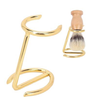 Gientan Gold Plated Alloy Shaving Brush Holder - Standard Size for Men | Space-Saving Design - Buy Online on GoSupps.com