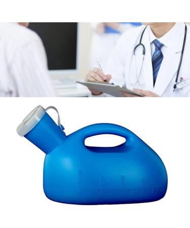 Men Urinal Bottle 2000ml Capacity Spill Proof Wide Opening Convenient Handle Prevent Leakage Ideal for Elderly Male Urinals - Buy Online on GoSupps.com