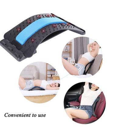 AnHua Back Stretcher - Multi-Level Lumbar Stretching Device for Back Pain Relief with Acupressure Points - International Shipping Available - Buy Online on GoSupps.com