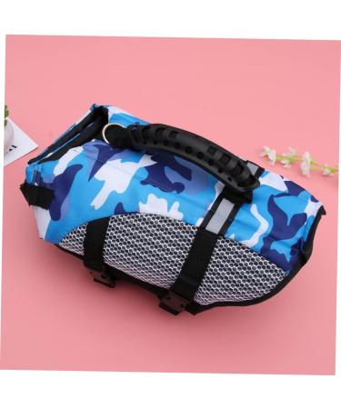 POPETPOP life preserver ring life vests life jackets Dog Preserver puppy life pet clothing S Blue - Buy Online on GoSupps.com