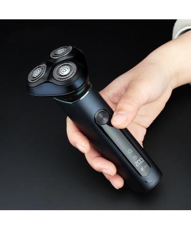 GeRRiT Electric Razor for Men | Waterproof 3D Rotary Shaver & Beard Trimmer | USB Rechargeable - Buy Online on GoSupps.com