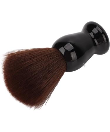 Deosdum Men's Beard Brush - Soft Brown Nylon Hair Comfortable Black Beard Wooden Handle for Wet Shaving & Hairdressing - Buy Online on GoSupps.com