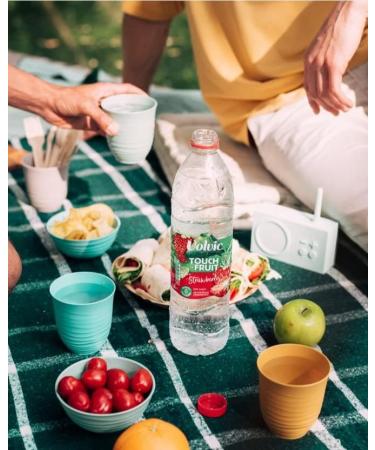 Volvic Touch of Fruit Sugar Free Lemon & Lime Water 6 x 750ml - Refreshing Hydration - Buy Online on GoSupps.com