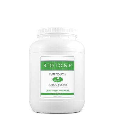 Biotone Pure Touch Organics Massage Creme - 1 Gallon 128 Fl Oz (Pack of 1)