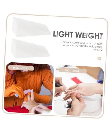 FOMIYES 20pcs Nail Sponge - Professional Makeup & Nail Art Transfer Wedges | French Nail Tool & Stamping Sponge for Perfect Manicures | White Cosmetic Supplies - Buy Online on GoSupps.com