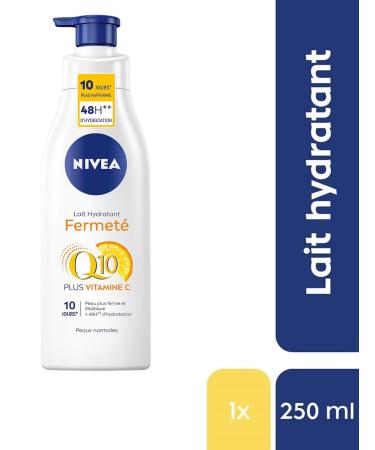 Nivea Q10 + Vitamin C Moisturizing Body Milk for Normal Skin - 250 ml | Tighter Skin Hydration & Nourishment - Buy Online on GoSupps.com