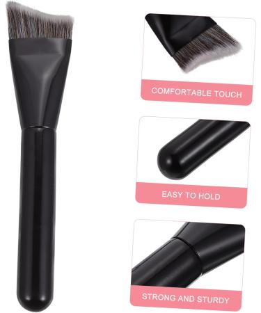 Didiseaon 1 Pc Makeup Brush Three-dimensional Contouring Bright Black Crease Brush Brochas Para Maquillaje Black Contouring Brush Smudge Brush Black Makeup The Brush Wooden Handle Fashion 16x3.5cm Black - Buy Online on GoSupps.com