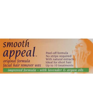 Smooth Appeal Facial Hair Remover Wax - Lavender & Argan Oil Infused 40g - Buy Online on GoSupps.com