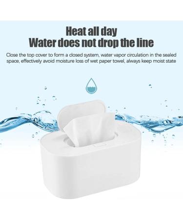 USB Baby Wipe Warmer Baby Wet Wipes Dispenser 55 Constant Modes Evenly Overall Heating Silence Large Capacity Portable Diaper Wipe Warmer for Home Car Travel White - Buy Online on GoSupps.com